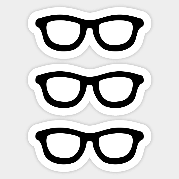 3 Smart Glasses Sticker by XOOXOO
